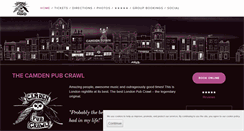 Desktop Screenshot of camdenpubcrawl.com